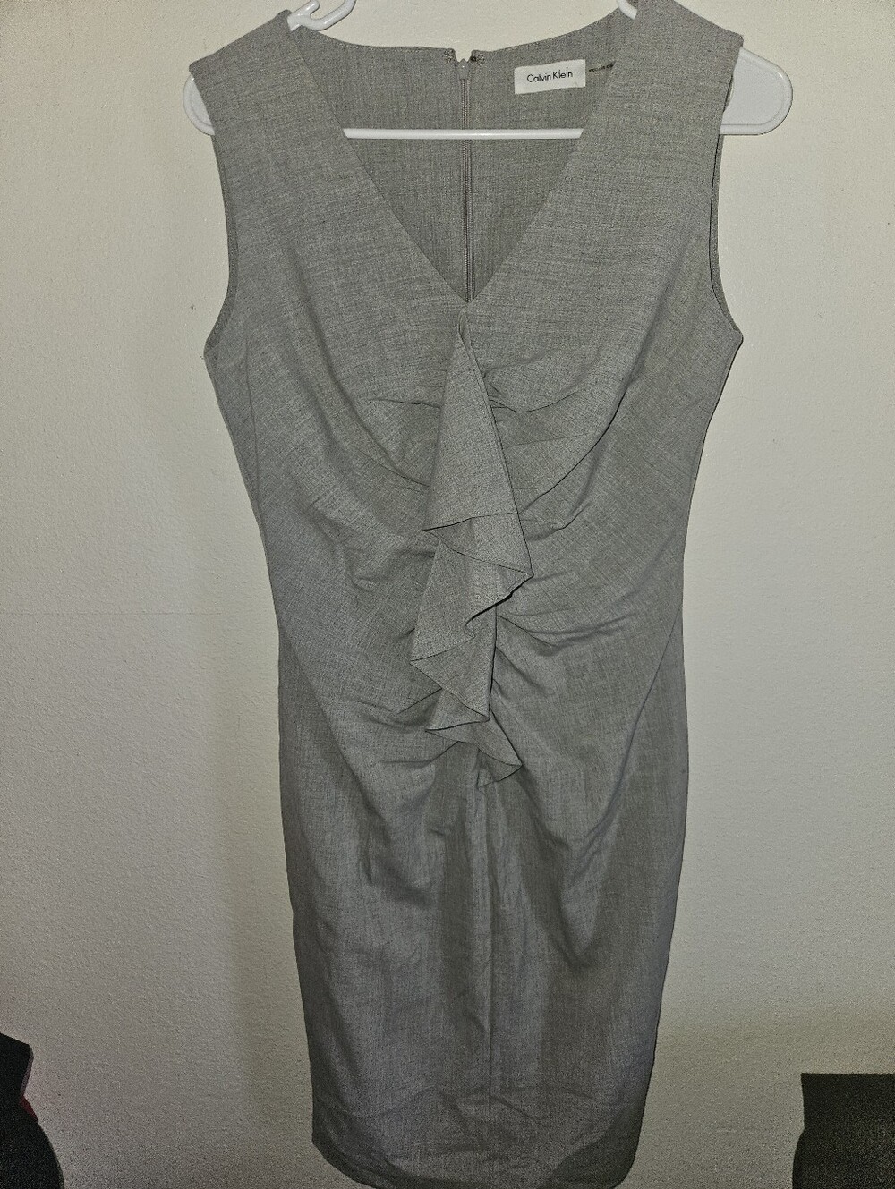 Calvin Klein Womans Sleeveless Gray Dress Size S - Picture 1 of 12